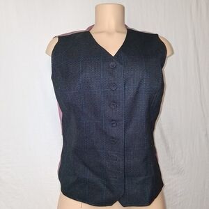 Signature by Larry Levine Mauve Vest Size 10